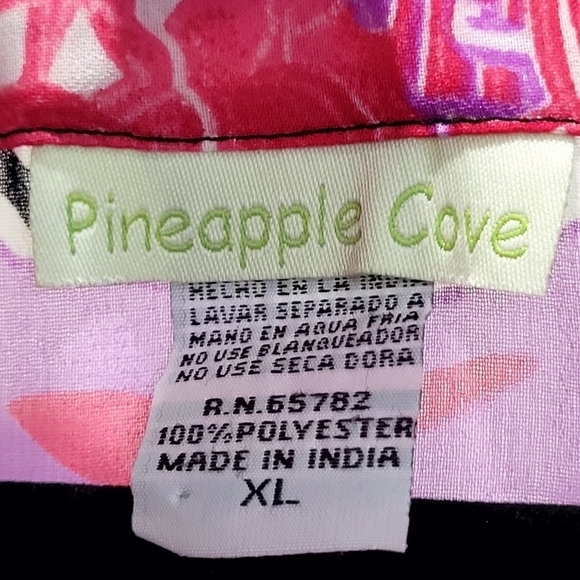 Pineapple Cove XL Midi Kimono Coverup Zebra Print Hot Pink - Picture 7 of 7